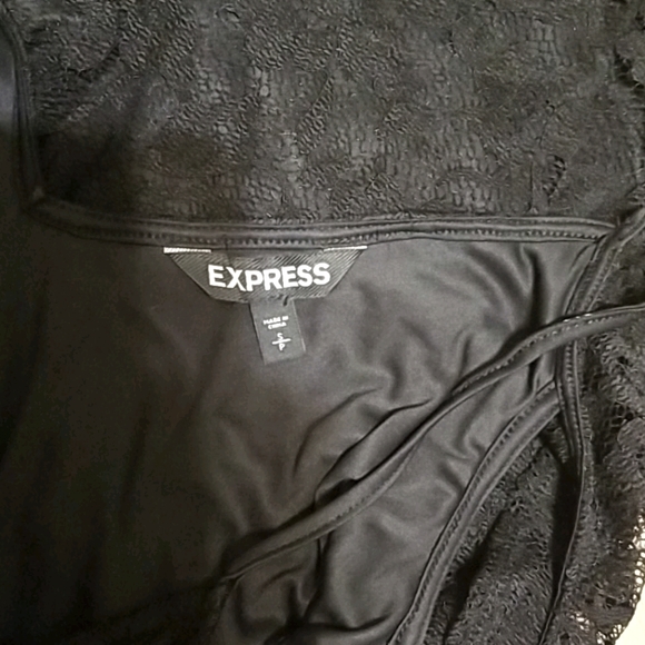 Adorable Black Lace Romper - Picture 4 of 5